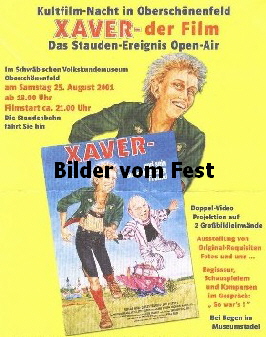 Plakat Xaver-Fest 
